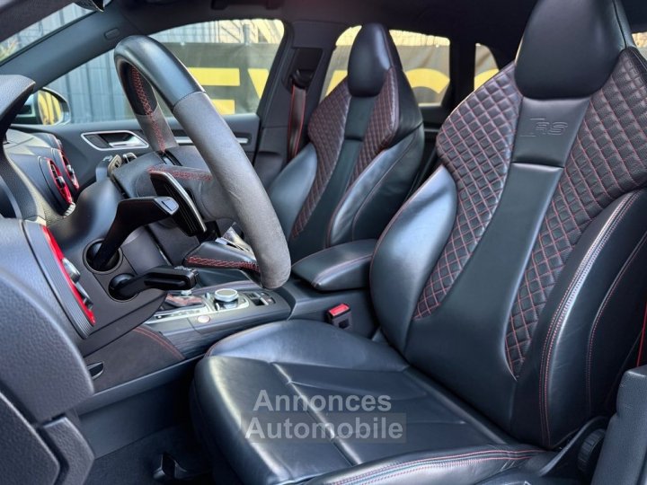 Audi RS3 400ch daza- 2nd main- b&o- toit ouvrant- garantie constructeur- si&egrave;ges diamant - 13