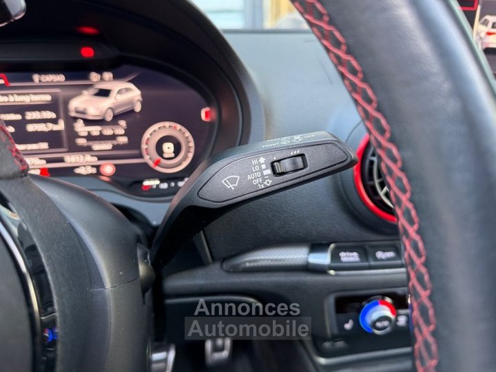 Audi RS3 400ch daza- 2nd main- b&o- toit ouvrant- garantie constructeur- si&egrave;ges diamant - 27