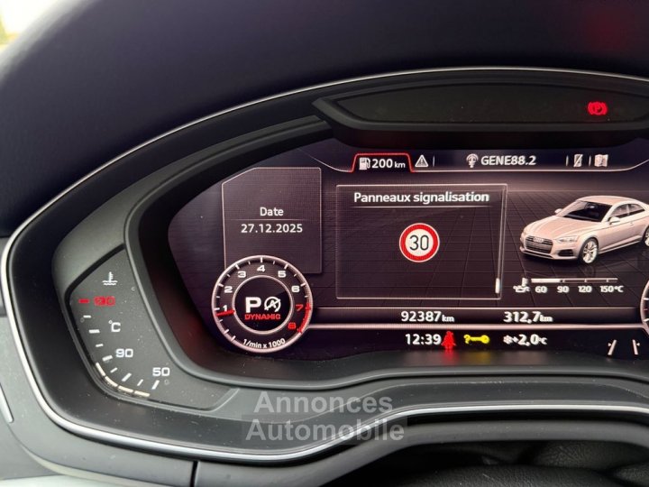 Audi A5 coupe 20 tfsi 250ch s-line quattro s-tronic bva - 15
