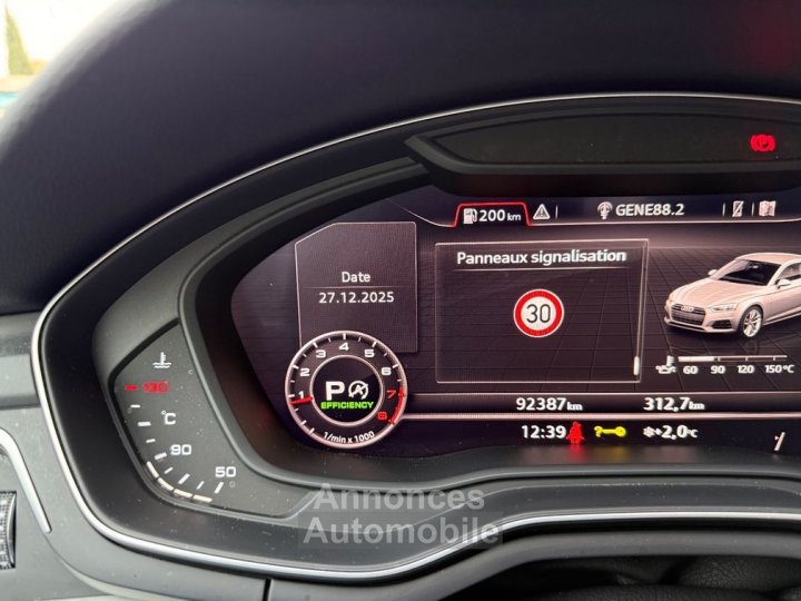 Audi A5 coupe 20 tfsi 250ch s-line quattro s-tronic bva - 16