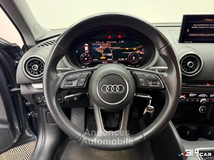 Audi A3 Sportback 30 TDI BVM6 - 116cv / Apple Carplay / Radars AR / Si&egrave;ges chauffants - 8