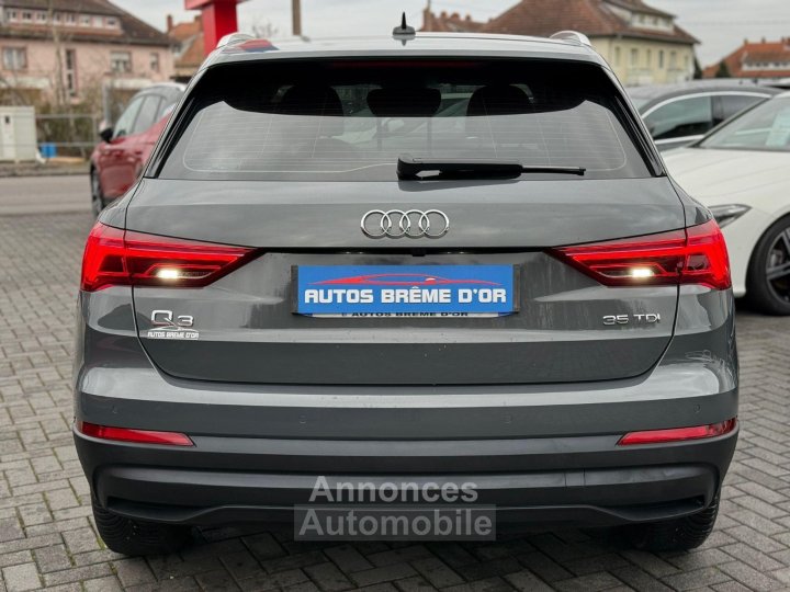 Audi Q3 399/mois GARANTIE 6 ANS 20 TDI 150ch S tronic 7 Gris Nano FullLED CAMERA VIRTUAL-Cockpit AppleCarPlay Android GPS 1ère MAIN - 4