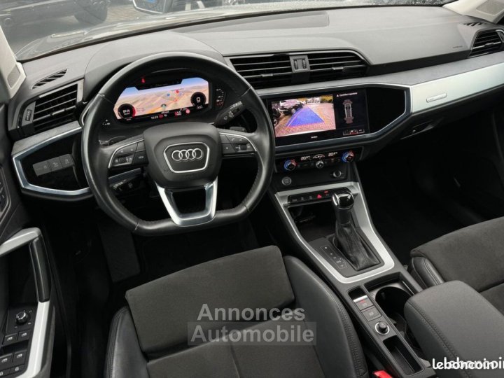 Audi Q3 399/mois GARANTIE 6 ANS 20 TDI 150ch S tronic 7 Gris Nano FullLED CAMERA VIRTUAL-Cockpit AppleCarPlay Android GPS 1ère MAIN - 6