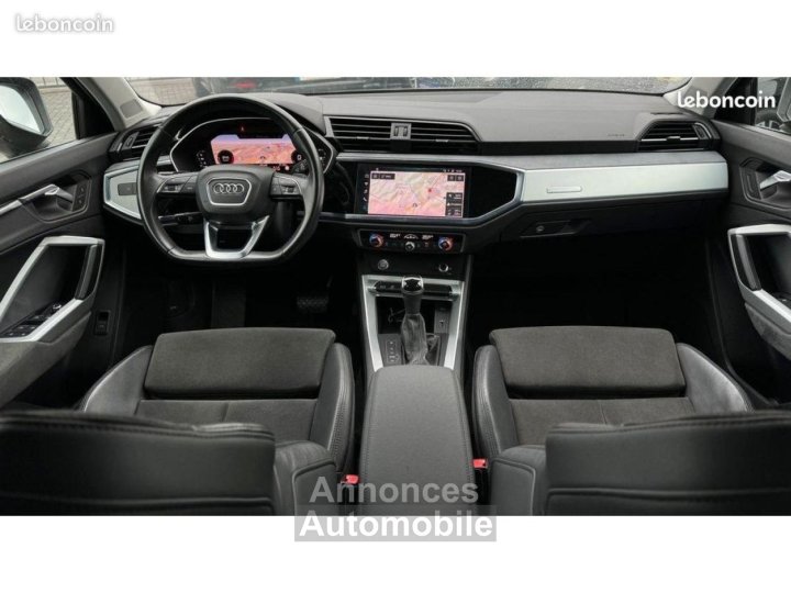 Audi Q3 399/mois GARANTIE 6 ANS 20 TDI 150ch S tronic 7 Gris Nano FullLED CAMERA VIRTUAL-Cockpit AppleCarPlay Android GPS 1ère MAIN - 7