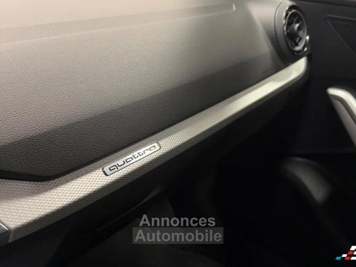 Audi Q2 20 TDI 190 DESIGN QUATTRO S-TRONIC / Suivi COMPLET / Origine FRANCE - 19