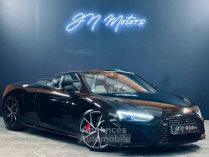 Audi R8 Spyder 52 V10 FSI 620ch performance quattro Stronic 7 Sous garantie constructeur Full Suivi - 1