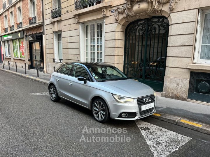 Audi A1 Sportback 16 TDI 90CH AMBITION LUXE S TRONIC 1ERE MAIN ORIGINE FRANCE - 1