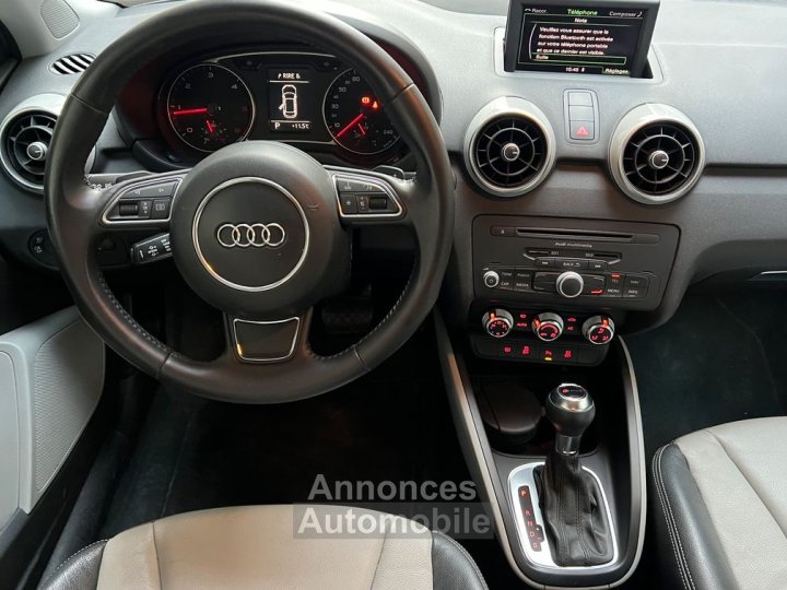 Audi A1 Sportback 16 TDI 90CH AMBITION LUXE S TRONIC 1ERE MAIN ORIGINE FRANCE - 5