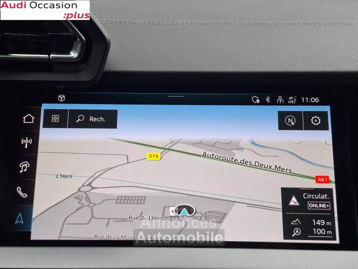 Audi A3 BERLINE Berline TFSI Mild Hybrid 150 S tronic 7 S line - 26