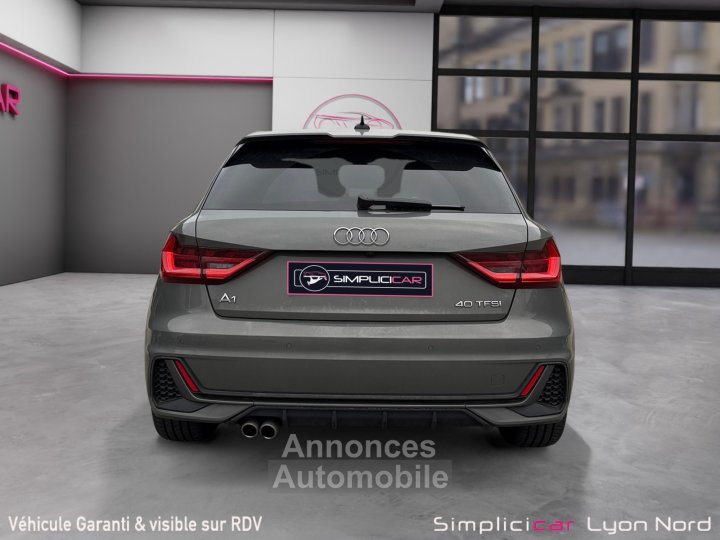 Audi A1 Sportback 40 TFSI 200 ch S tronic 6 S Line camera recul sieges chauffants 12 mois de garantie - 7