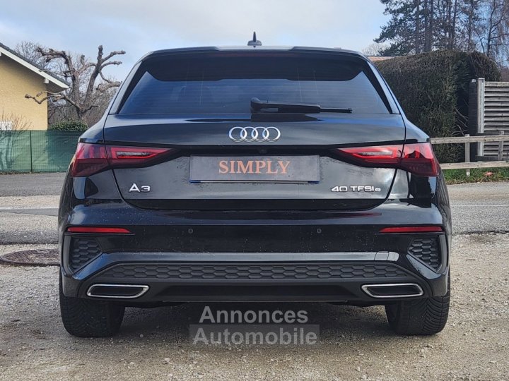 Audi A3 Sportback 40 TFSIe 204 S tronic 6 S Line SUIVI - 6