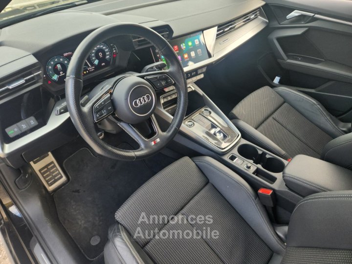 Audi A3 Sportback 40 TFSIe 204 S tronic 6 S Line SUIVI - 9