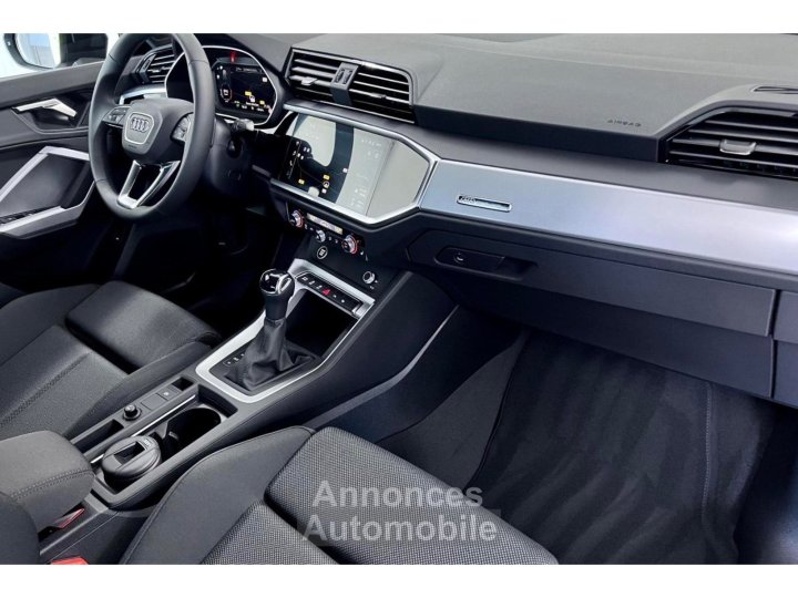 Audi Q3 399/mois GARANTIE 6 ANS 20 TDI 150ch S tronic 7 CAMERA Sièges-chauffants VIRTUAL-Cockpit AppleCarPlay Android GPS 1ère MAIN - 6