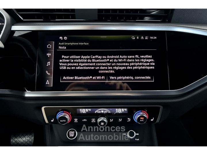 Audi Q3 399/mois GARANTIE 6 ANS 20 TDI 150ch S tronic 7 CAMERA Sièges-chauffants VIRTUAL-Cockpit AppleCarPlay Android GPS 1ère MAIN - 10
