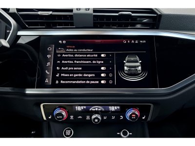 Audi Q3 399/mois GARANTIE 6 ANS 20 TDI 150ch S tronic 7 CAMERA Sièges-chauffants VIRTUAL-Cockpit AppleCarPlay Android GPS 1ère MAIN - 11