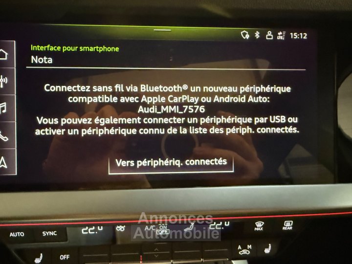 Audi A3 Sportback 40 TDI 200 S tronic 7 Quattro S Line/Toit Ouvrant / BO / Apple CarPlay/ Garantie 11/2027 - 21