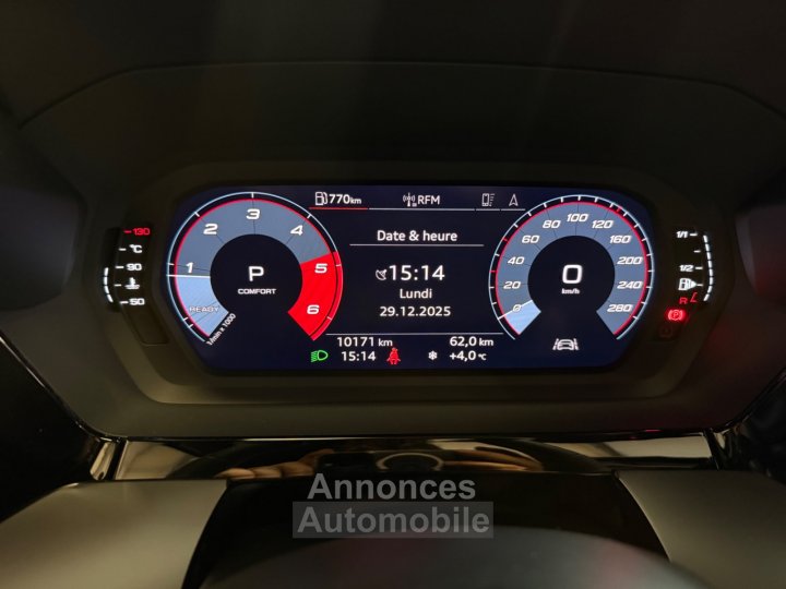 Audi A3 Sportback 40 TDI 200 S tronic 7 Quattro S Line/Toit Ouvrant / BO / Apple CarPlay/ Garantie 11/2027 - 31