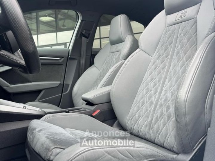 Audi S3 Berline Malus pay&eacute; 310CH S Tronic Quattro Garantie 6 ans Toit ouvrant panoramique Bang&Olufsen Pack Black Cam&eacute;ra Volant m&eacute;plat LED adaptatifs 18P 619- - 4