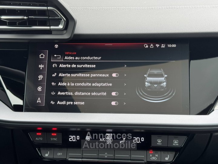 Audi A3 Sportback 40 TFSI e Hybride rechargeable 204 S tronic 6 S line - 16