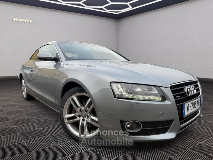 Audi A5 Coup&eacute; 32 V6 FSI 265ch QUATTRO AMBITION LUXE - X&eacute;non Plus, Cuir Milano, Si&egrave;ges chauffants - 7