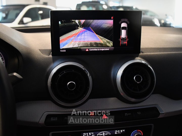 Audi Q2 Design Luxe 35 TFSI 150 S-Tronic GPS Virtual TO Caméra Régulateur Drive LED Hayon Pré Sense JA 18 - 24