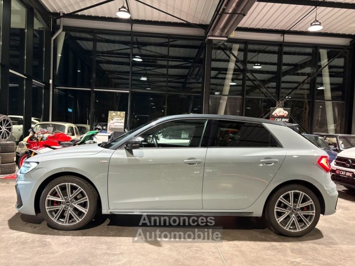 Audi A1 S-Line 35 TFSI 110CH S-tronic Garantie 6 ans Suivi Pack Black M&eacute;plat GPS Keyless 379-mois - 3