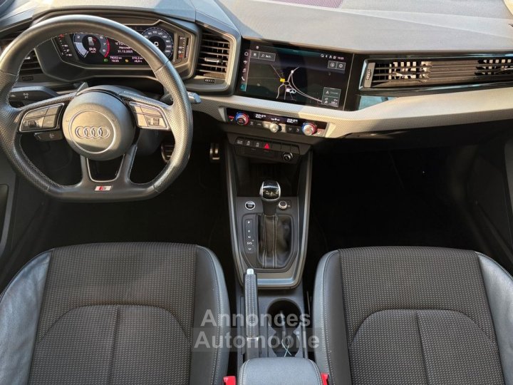 Audi A1 S-Line 35 TFSI 110CH S-tronic Garantie 6 ans Suivi Pack Black M&eacute;plat GPS Keyless 379-mois - 4