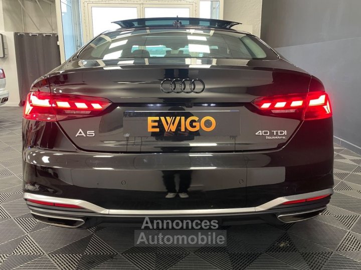 Audi A5 Sportback 40 tdi 20l 204ch s-line hybrid mhev quattro s-tronic toit ouvrant - 21