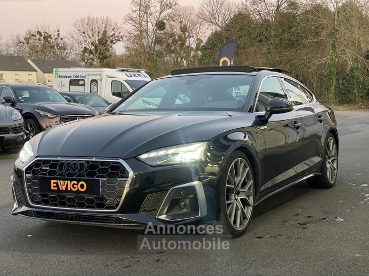 Audi A5 Sportback 40 tdi 20l 204ch s-line hybrid mhev quattro s-tronic toit ouvrant - 30