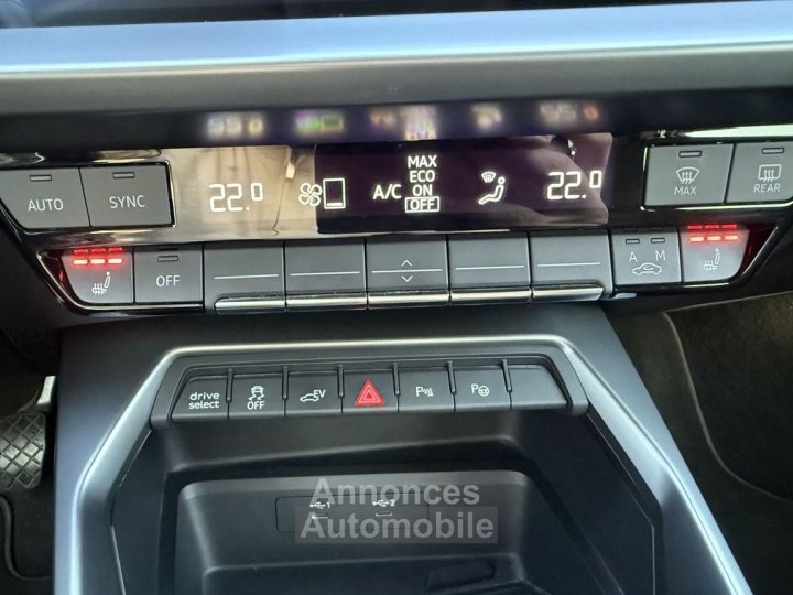 Audi A3 Sportback 40 TFSI E 204CH S TRONIC 6 - 12