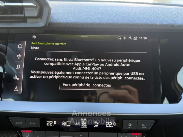 Audi A3 Sportback 40 TFSI E 204CH S TRONIC 6 - 20