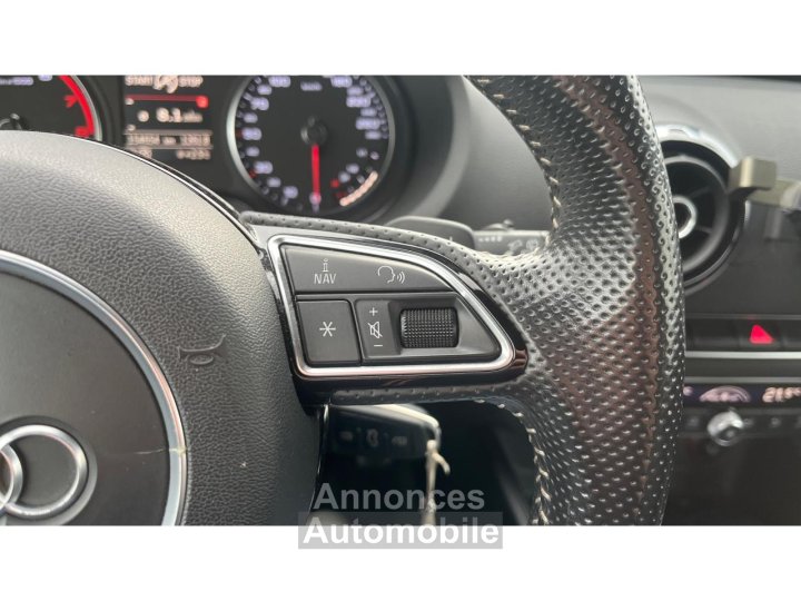 Audi A3 14 TFSI Ultra 150 BV S-Tronic 7 S line - RADAR AR / GPS / DRIVE SELECT - 20