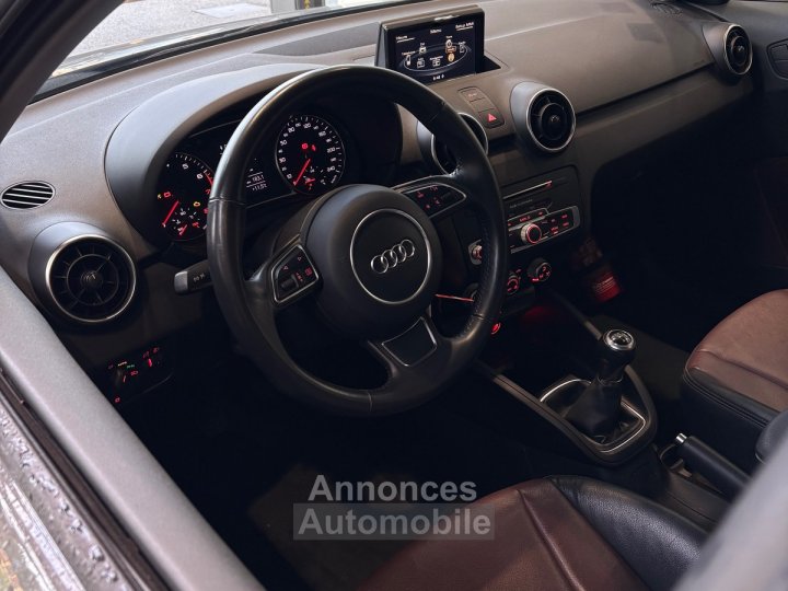 Audi A1 10 TFSI Ultra 5 portes 82chv cuir bi-ton faible kilom&eacute;trage, - 7