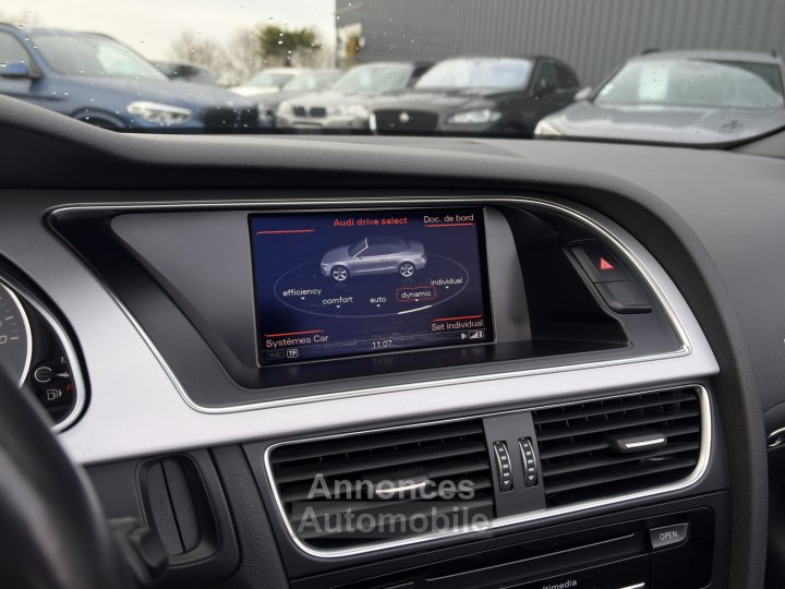 Audi S5 CABRIOLET 30 V6 TFSI 333ch QUATTRO S TRONIC 7 - 25