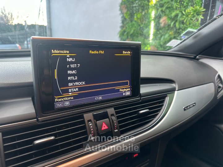 Audi A6 AVANT V6 30 BiTDI DPF 313 Quattro S Line Tiptronic 8 A ~ Si&egrave;ge chauffants ~ Camera radar av/ar - 12