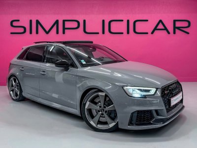 Audi RS3 SPORTBACK 25 TFSI 400 S tronic 7 Quattro - GRIS NARDO - SUIVI COMPLET - TOIT OUVRANT - CAM&Eacute;RA - GARANTIE 12 MOIS   - 1