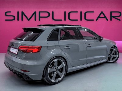 Audi RS3 SPORTBACK 25 TFSI 400 S tronic 7 Quattro - GRIS NARDO - SUIVI COMPLET - TOIT OUVRANT - CAM&Eacute;RA - GARANTIE 12 MOIS   - 3