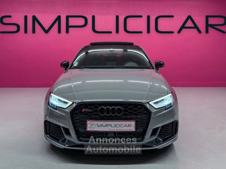 Audi RS3 SPORTBACK 25 TFSI 400 S tronic 7 Quattro - GRIS NARDO - SUIVI COMPLET - TOIT OUVRANT - CAM&Eacute;RA - GARANTIE 12 MOIS - 5