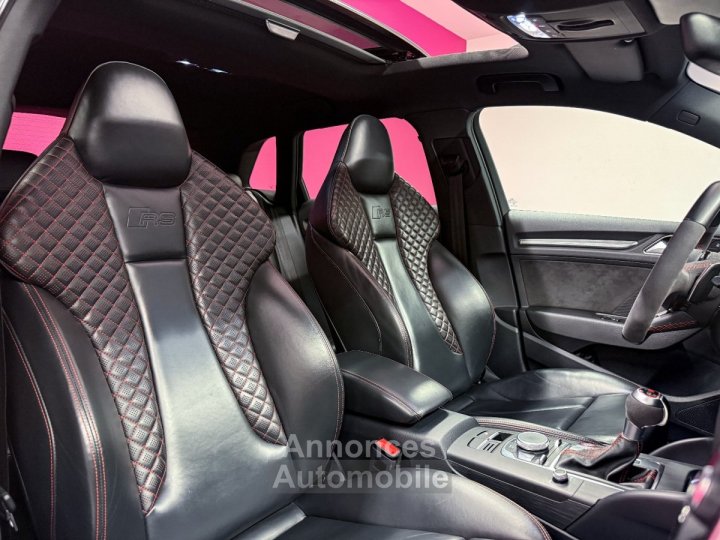 Audi RS3 SPORTBACK 25 TFSI 400 S tronic 7 Quattro - GRIS NARDO - SUIVI COMPLET - TOIT OUVRANT - CAM&Eacute;RA - GARANTIE 12 MOIS - 10