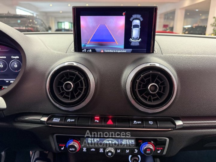 Audi RS3 SPORTBACK 25 TFSI 400 S tronic 7 Quattro - GRIS NARDO - SUIVI COMPLET - TOIT OUVRANT - CAM&Eacute;RA - GARANTIE 12 MOIS - 16