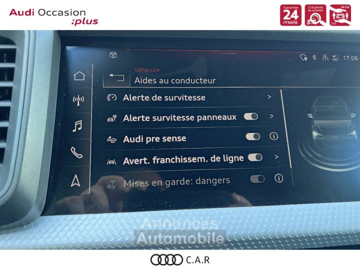 Audi A1 Sportback 30 TFSI 116 ch S tronic 7 S Line Plus - 16