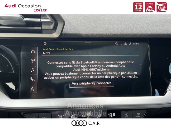 Audi A3 Sportback 40 TFSIe 204 S tronic 6 Design Luxe - 13