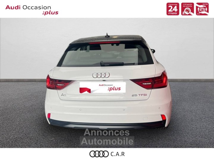 Audi A1 Sportback 25 TFSI (10 95CH) S TRONIC 7 FINITION DESIGN - 4