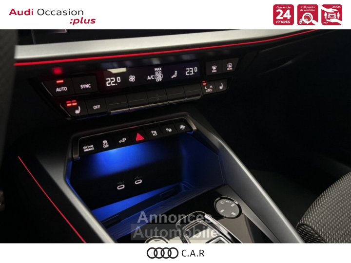 Audi A3 Sportback TFSI e Hybride rechargeable 204 S tronic 6 S line - 23