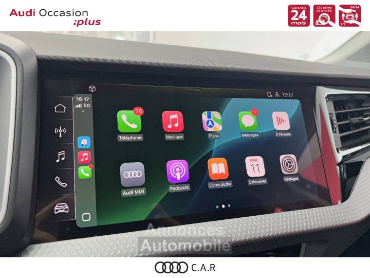 Audi A1 Sportback 25 TFSI 95 ch S tronic 7 Design - 17