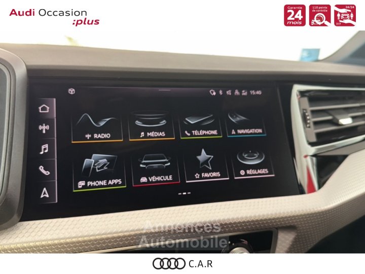 Audi A1 Sportback 30 TFSI 116 ch S tronic 7 S Line - 12