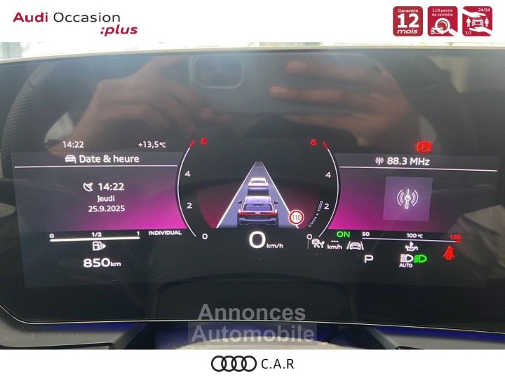 Audi A5 AVANT Avant TDI Hybride 204 ch S tronic 7 Quattro S line - 15