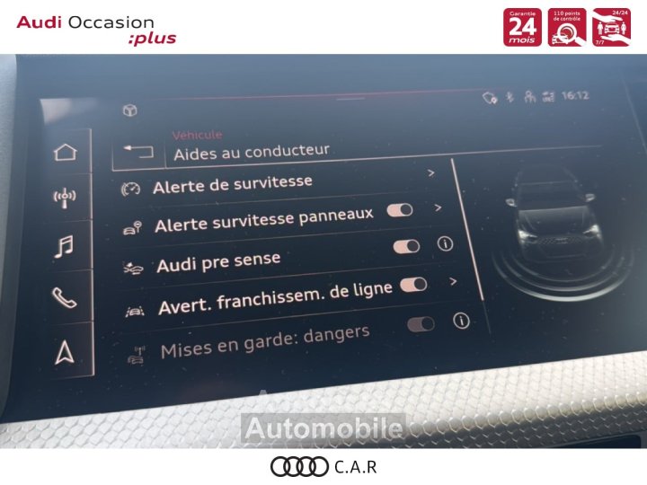 Audi A1 Sportback 35 TFSI 150 ch S tronic 7 S Line Plus - 15