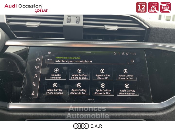 Audi Q3 Sportback 45 TFSIe 245 ch S tronic 6 Business line - 17