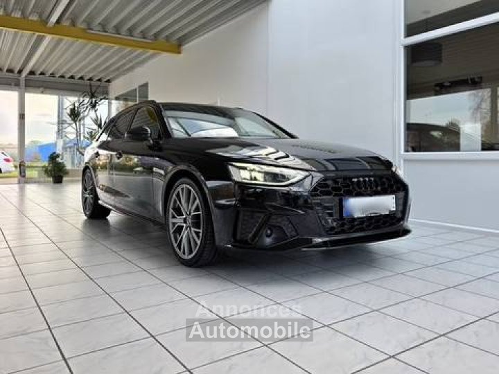 Audi A4 Avant 40 TFSI S Line Optics Noir B&O Panoramique - 1